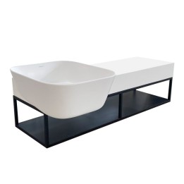 Umyvadlo StoneArt LQ651 bílé 120×49 lesklé