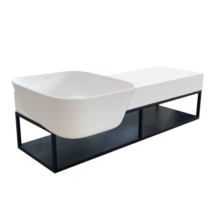 Umyvadlo StoneArt LQ651 bílé 120×49 lesklé