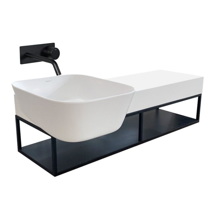 Umyvadlo StoneArt LQ651 bílé 120×49 lesklé