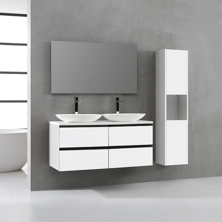 Koupelnový nábytek – set StoneArt Monte Carlo MC-1200pro-3 bílý 120×52