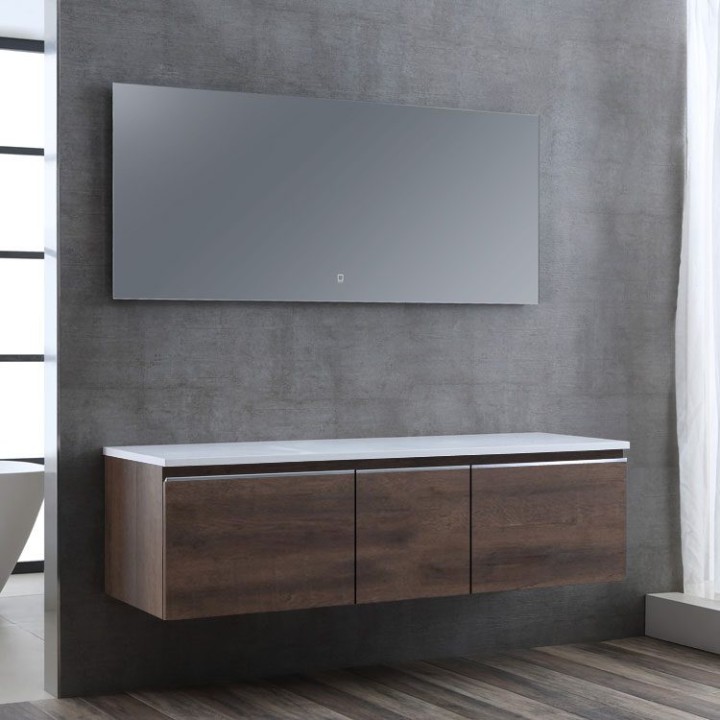 Koupelnová skříňka StoneArt Milano ME-1600pro dubová tmavá 160×45