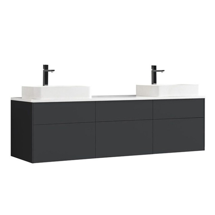 Koupelnová skříňka StoneArt Venice VE-1800pro-5 tmavě šedá 180×52