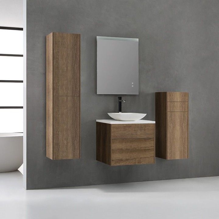 Koupelnový nábytek – set StoneArt Venice VE-0600pro-2 dubový tmavý 60×52