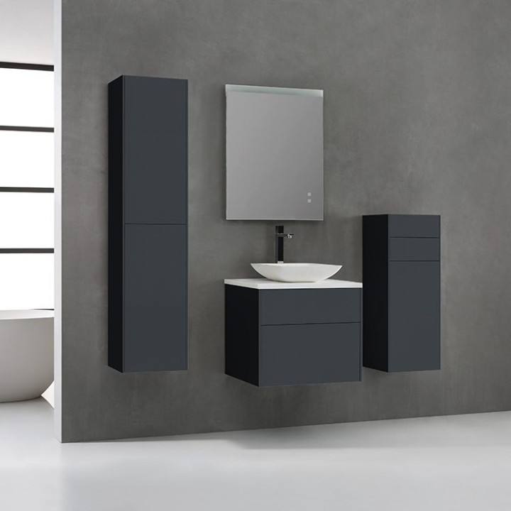 Koupelnová skříňka StoneArt Venice VE-0600pro-2 tmavě šedá 60×52