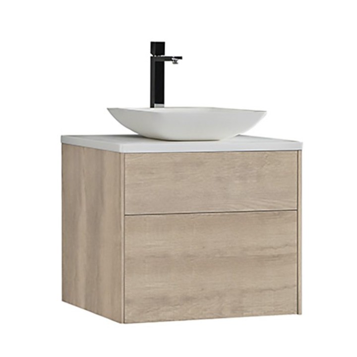 Koupelnová skříňka StoneArt Venice VE-0600pro-2 dubová světlá 60×52