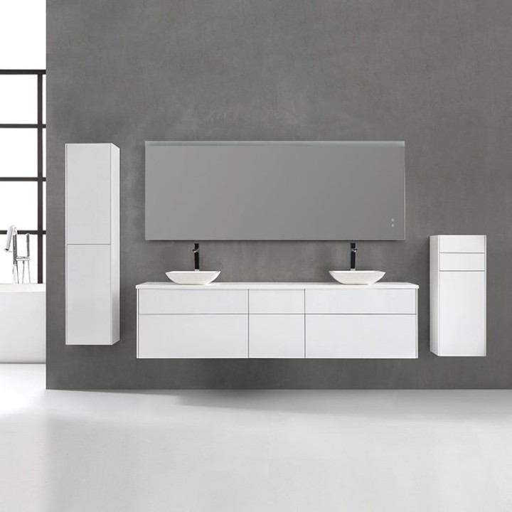 Koupelnový nábytek – set StoneArt Venice VE-2000pro-2 dubový tmavý 200×52
