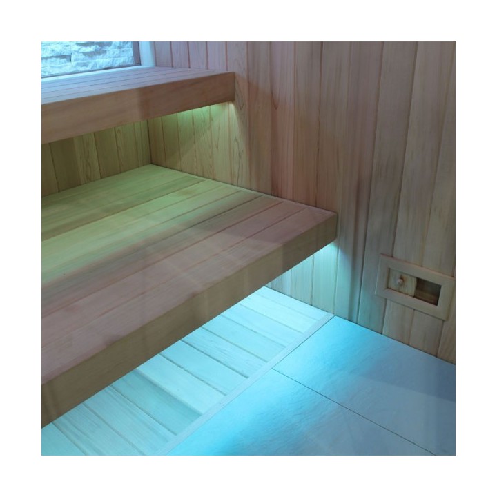 Luxusní finská sauna Bellagio E1242A Kiwi 220x220x216
