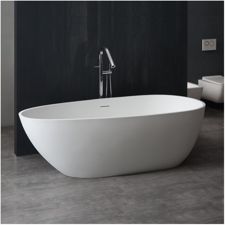 Volně stojící vana StoneArt BS-505 bílá 171×85 lesklá