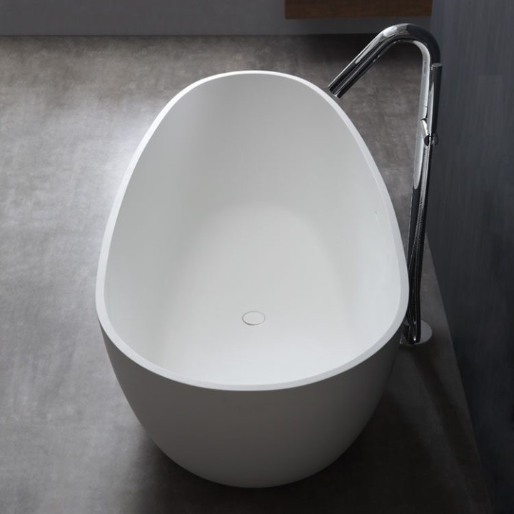 Volně stojící vana StoneArt BS-525 bílá 185×83 matná