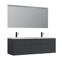 Koupelnový nábytek – set StoneArt Venice VE-1610-II tmavě šedý 160×52