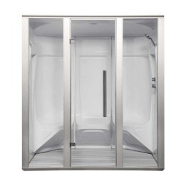 Parní sauna EAGO AWT S204B alu 190×131 9 kW Harvia