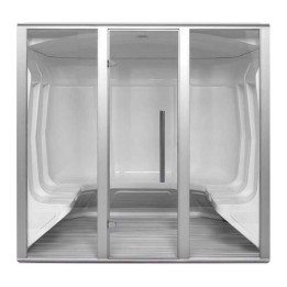 Parní sauna EAGO AWT S206A alu 220×191 10,8 kW Harvia