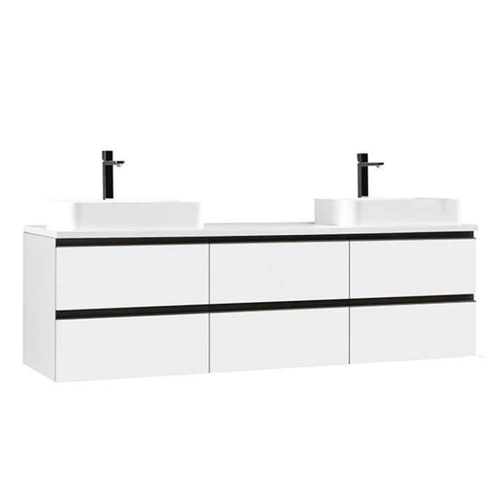 Koupelnová skříňka StoneArt Monte Carlo MC-1800pro-5 bílá 180×52