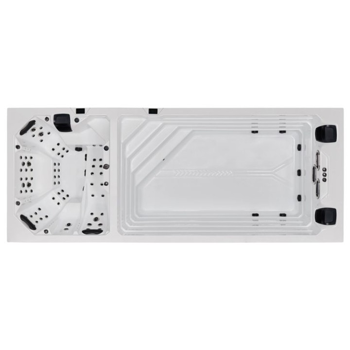 Swim SPA EAGO AWT Innovation 590 Dual s tepelným čerpadlem bílá 590×235 šedá