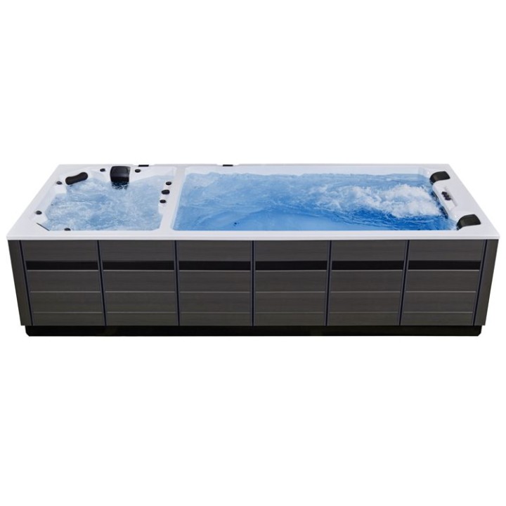 Swim SPA EAGO AWT Innovation 590 Dual extreme bílý 590×235 šedý