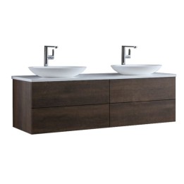 Koupelnová skříňka StoneArt Brugge BU-1601pro-3 dubová tmavá 160×50