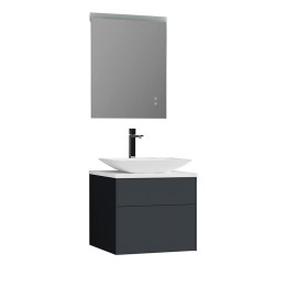 Koupelnový nábytek – set StoneArt Venice VE-0600pro-1 tmavě šedý 60×52