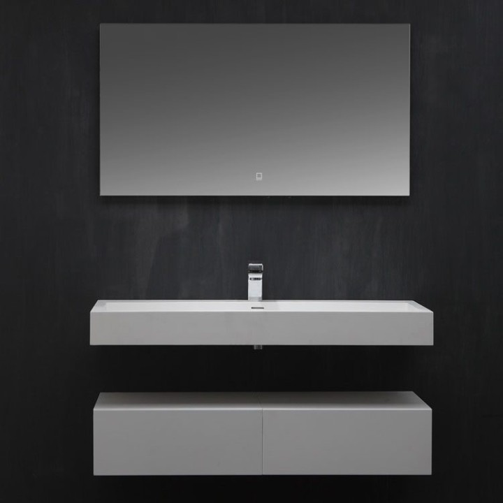Koupelnový nábytek – set StoneArt LP4512 bílý 120×48 matný
