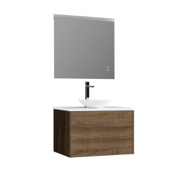 Koupelnový nábytek – set StoneArt Venice VE-0800pro-4 dubový tmavý 80×52