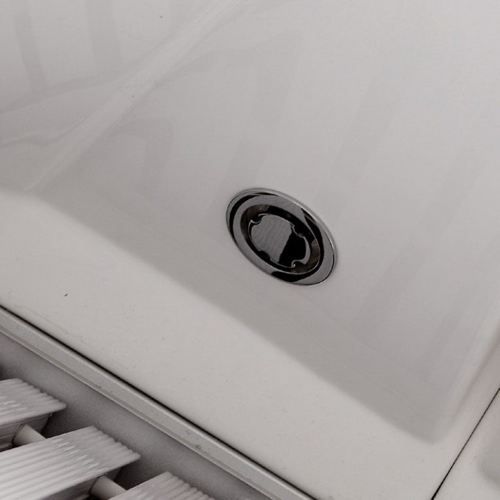 Parní sauna EAGO AWT S200A alu 161×131 pravé provedení
