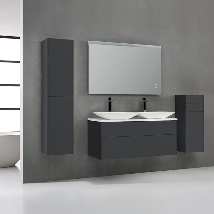 Koupelnový nábytek – set StoneArt Venice VE-1200pro-1 tmavě šedý 120×52