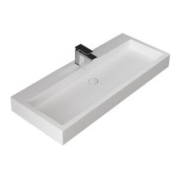 Umyvadlo StoneArt LP4512 z minerálního kamene bílé 120×48 matné