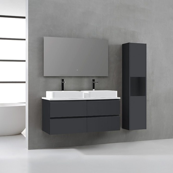 Koupelnová skříňka StoneArt Monte Carlo MC-1200pro-5 tmavě šedá 120×52