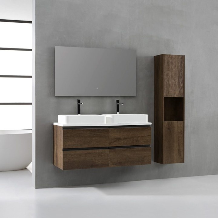 Koupelnová skříňka StoneArt Monte Carlo MC-1200pro-5 dubová tmavá 120×52