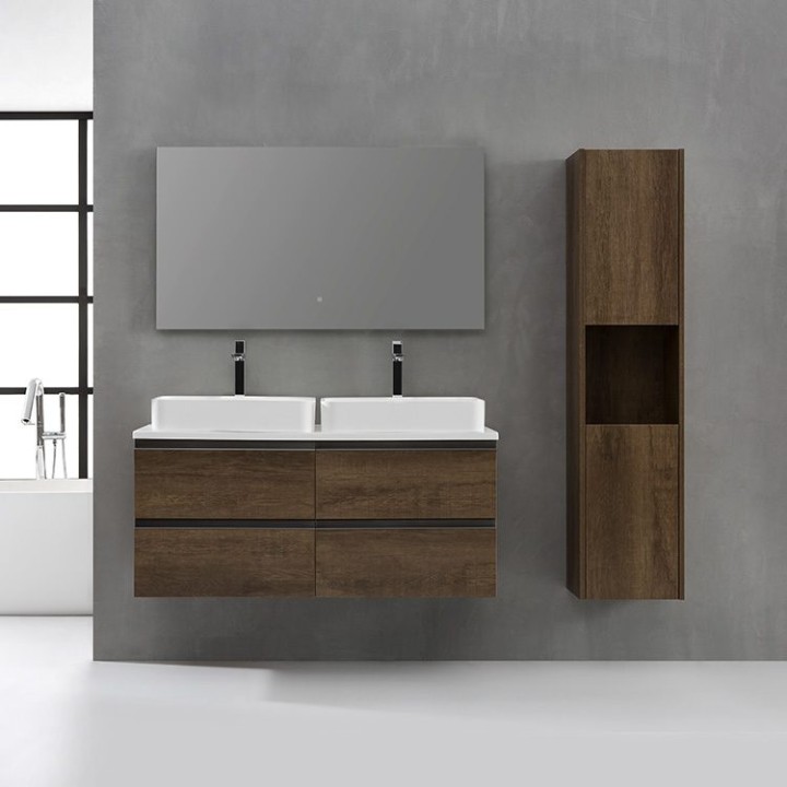 Koupelnová skříňka StoneArt Monte Carlo MC-1200pro-5 dubová tmavá 120×52