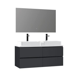 Koupelnový nábytek – set StoneArt Monte Carlo MC-1200pro-5 tmavě šedý 120×52