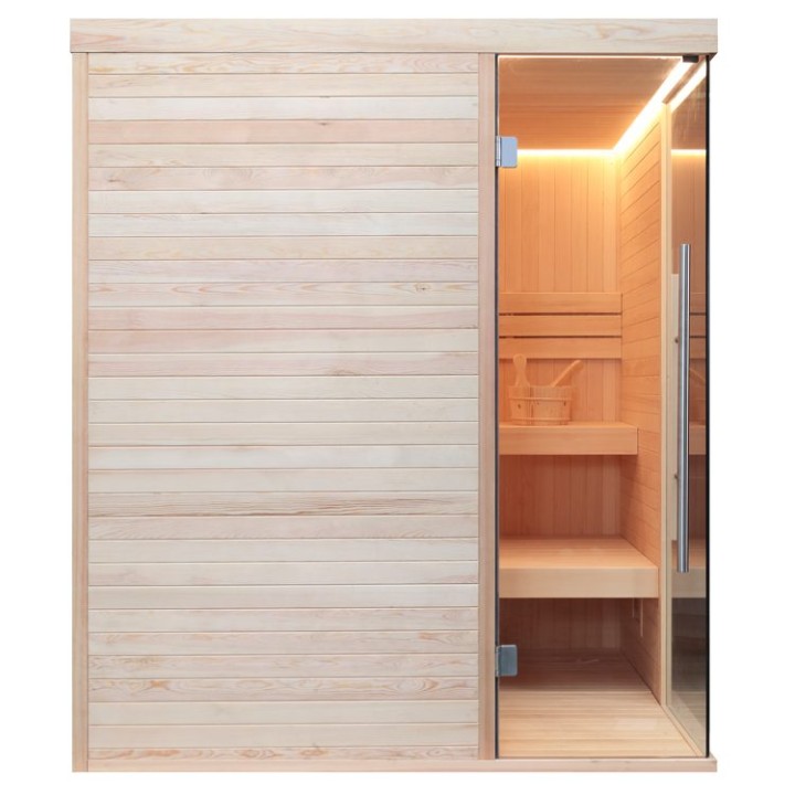 Finská sauna EAGO AWT E1805 borovice 180×180 8 kW Vega
