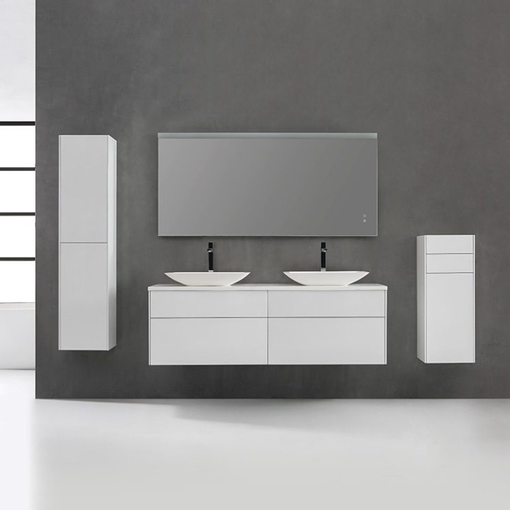 Koupelnový nábytek – set StoneArt Venice VE-1600pro-1 tmavě šedý 160×52