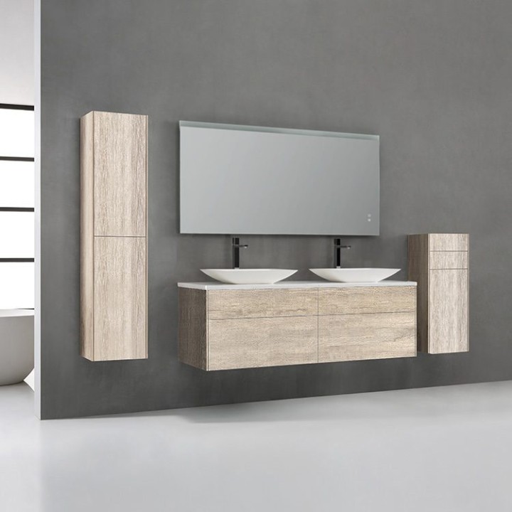 Koupelnová skříňka StoneArt Venice VE-1600pro-1 dubová světlá 160×52