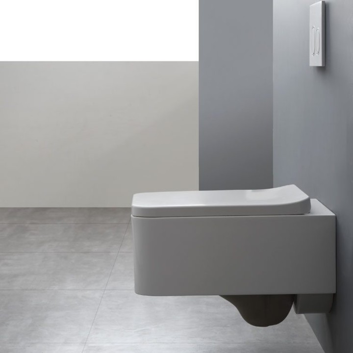 Závěsné WC StoneArt -WC TMS-508P bílé 52×36 lesklé