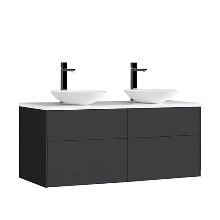 Koupelnová skříňka StoneArt Venice VE-1200pro-4 tmavě šedá 120×52