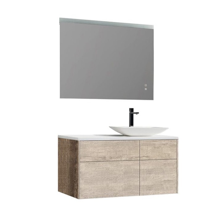 Koupelnový nábytek – set StoneArt Venice VE-1010pro-1 dubový světlý 100×52 pravé provedení