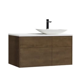 Koupelnová skříňka StoneArt Venice VE-1010pro-1 dubová tmavá 100×52 pravé provedení