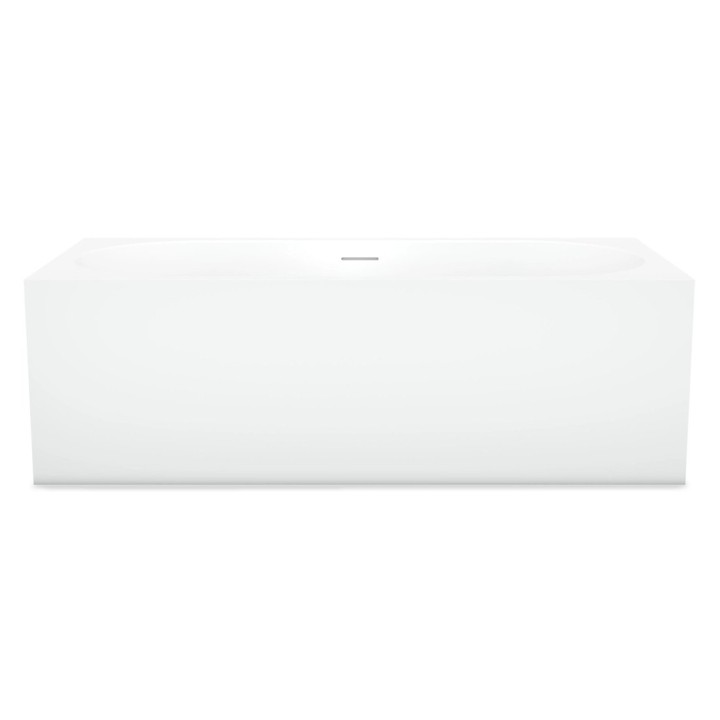 Fortore volně stojící vana | 180×80 cm solid surface matná bílá
