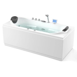 Vířivá vana Nordic Silver | pro 2 osoby 180×90 cm vodní masáž