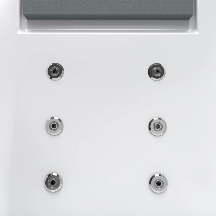 Vířivá vana Nordic Brass | pro 2 osoby 180×120 cm vodní masáž