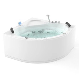Vířivá vana Atlantic Gold | pro 2 osoby 150×150 cm vodní a vzduchová masáž