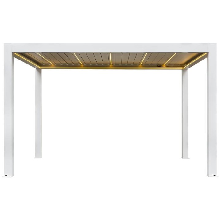 Pergola EAGO AWT P8-3B extreme bílá 3×4 m elektrická