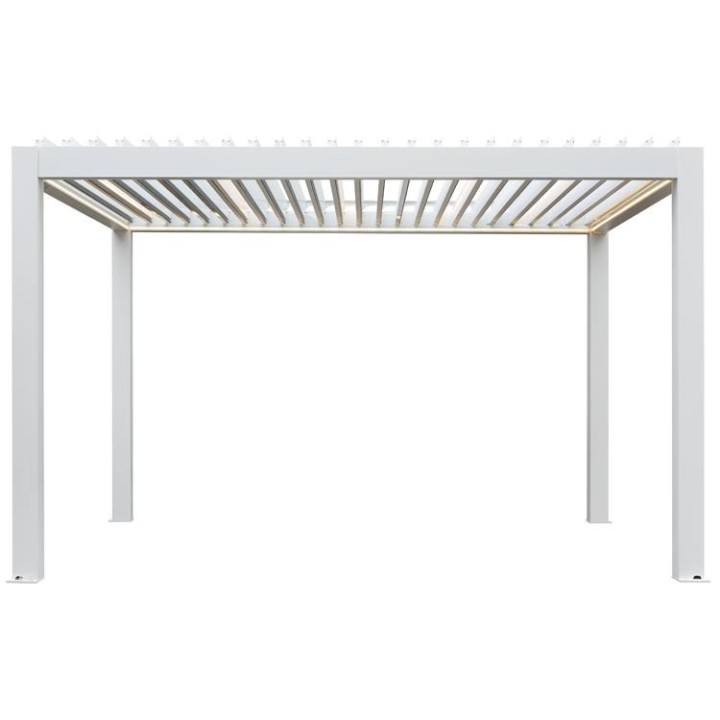 Pergola EAGO AWT P8-3B extreme bílá 3×4 m elektrická