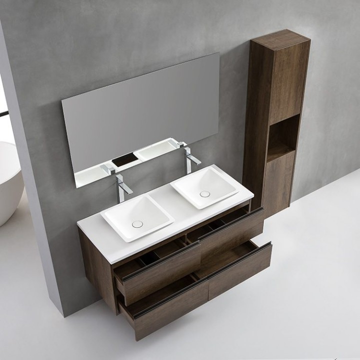 Koupelnová skříňka StoneArt Monte Carlo MC-1200pro-2 dubová světlá 120