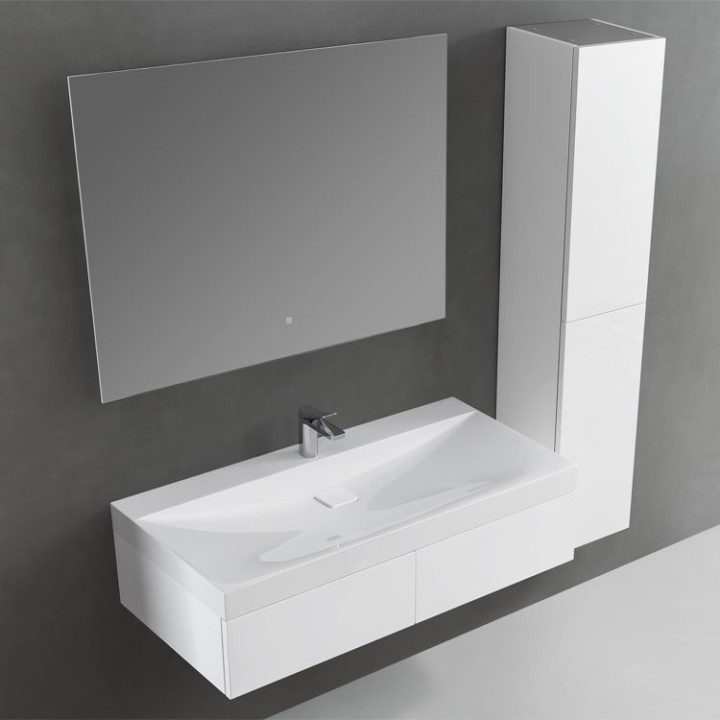 Koupelnový nábytek – set StoneArt Brugge BU-1210 dubový tmavý 120×48