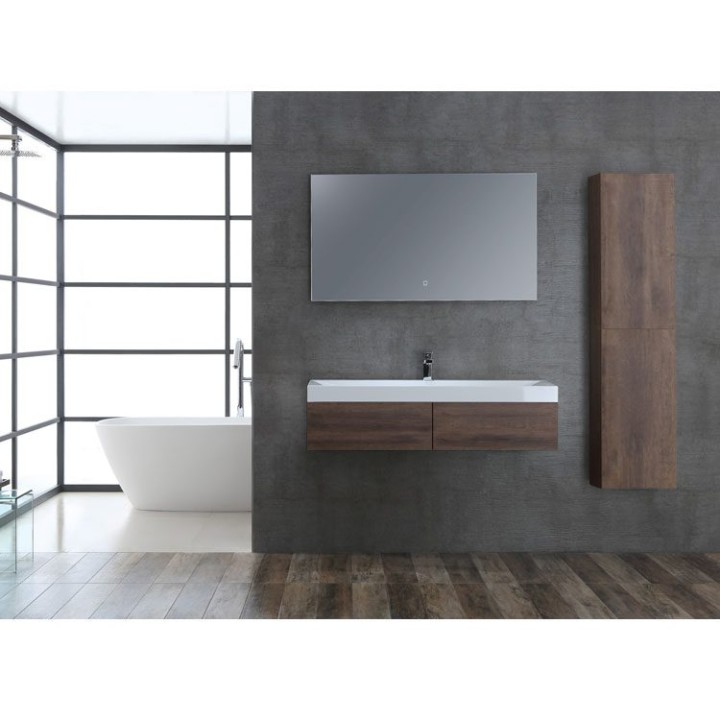 Koupelnový nábytek – set StoneArt Brugge BU-1210 dubový tmavý 120×48