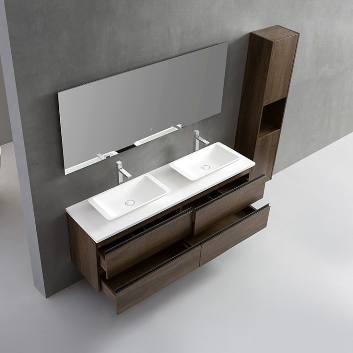 Koupelnový nábytek – set StoneArt Monte Carlo MC-1600pro-1 tmavě šedý 