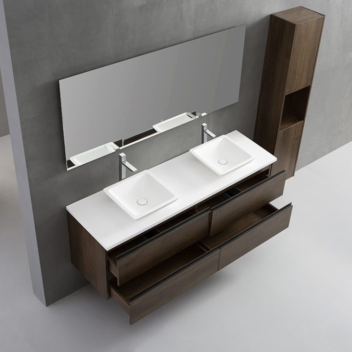 Koupelnový nábytek – set StoneArt Monte Carlo MC-1600pro-2 tmavě šedý 