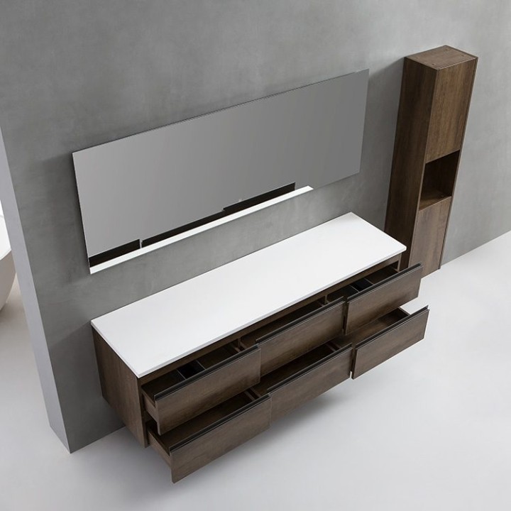 Koupelnový nábytek – set StoneArt Monte Carlo MC-1800pro dubový tmavý 