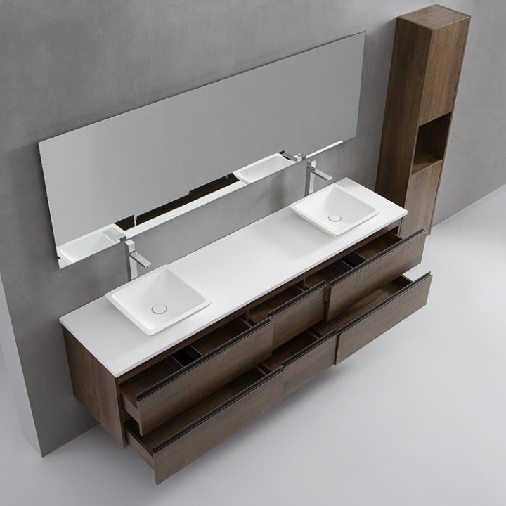 Koupelnový nábytek – set StoneArt Monte Carlo MC-2000pro-2 tmavě šedý 